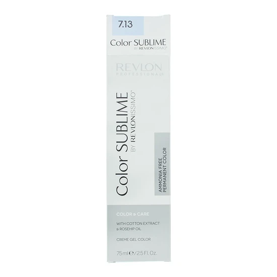Revlon Issimo Colour Sublime Ammonia Free Creme Gel Colour 75ml / 7.13 Medium Ash Gold Blonde