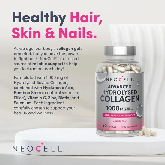 NeoCell Advanced Hydrolysed Collagen 1000mg Capsules 90 Capsules
