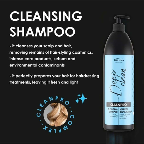 Joanna Professional CleanPro Complex Cleansing Shampoo 1000ml
