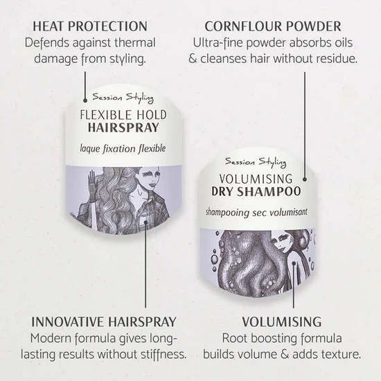 Percy & Reed Refresh & Go 50ml Dry Shampoo & 50ml Hairspray