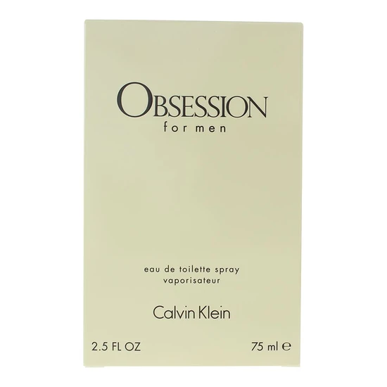 Calvin Klein Obsession For Men Eau De Toilette 75ml