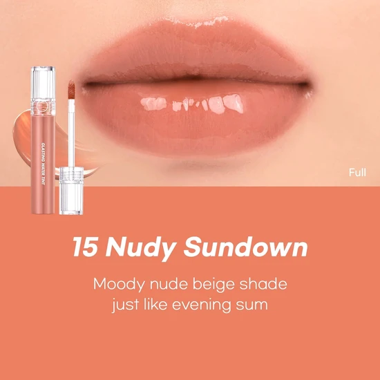 Rom&nd Glasting Water Tint Sunset Edition 15 Nudy Sundown