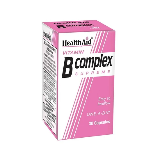 Health Aid Vitamin B Complex Supreme 30 Capsules