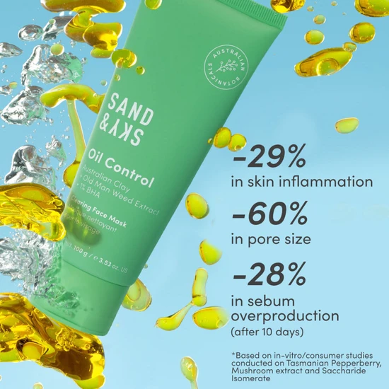 Sand & Sky Oil Control Clearing Face Mask 100g