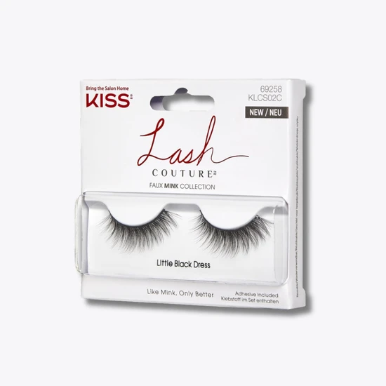 Kiss Lash Couture Faux Mink Eyelashes Little Black Dress