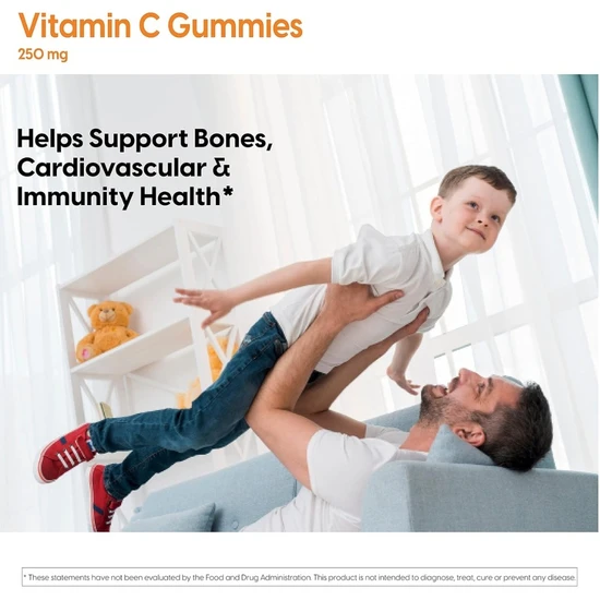 Doctor's Best Vitamin C 250mg Orange Bliss Gummies 120 Gummies