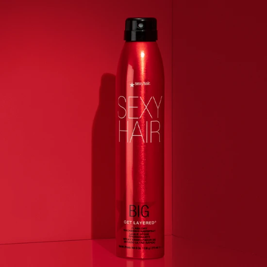 Sexy Hair Big Sexyhair Get Layered Flash Dry Thickening Hairspray 275ml
