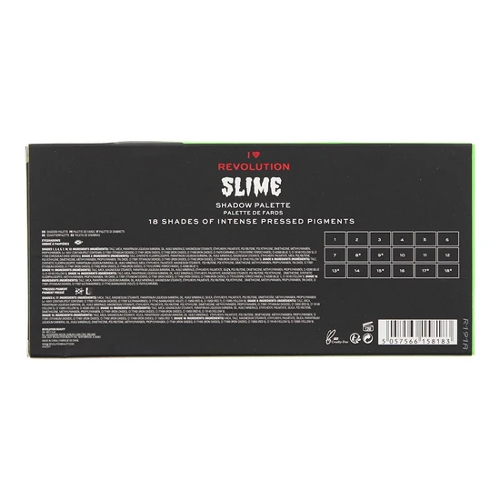 Revolution Slime Eyeshadow Palette 18 x 1g