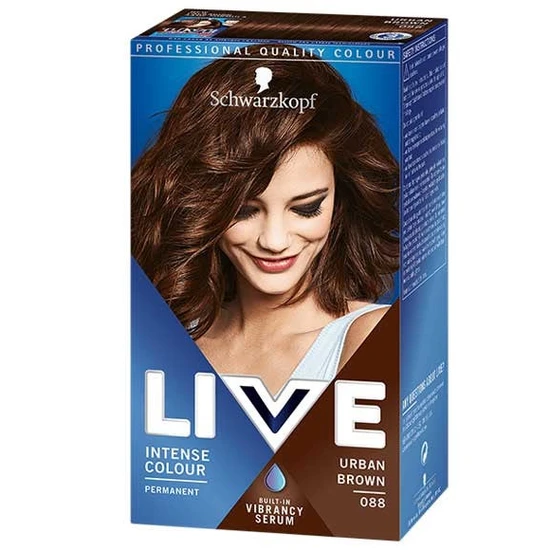Schwarzkopf LIVE Urban Brown Permanent Hair Dye IntenseColour 088