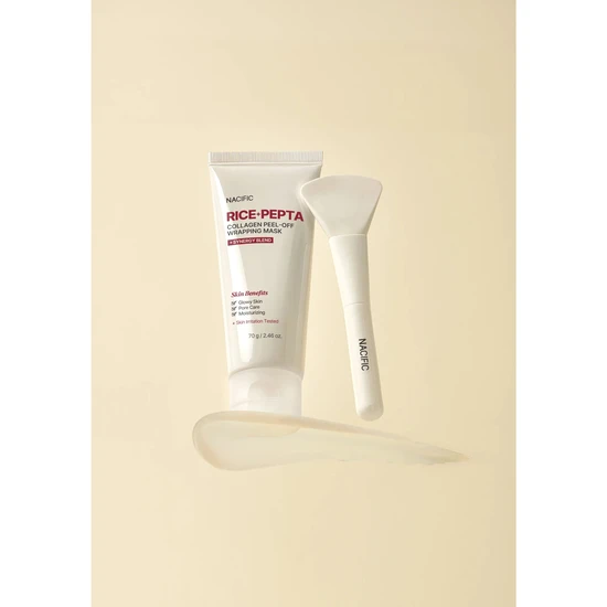 Nacific Rice Pepta Collagen Peel-off Wrapping Mask 70g