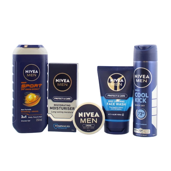 Nivea Men Take Full Control Men's Skin Care 5pc Gift Set