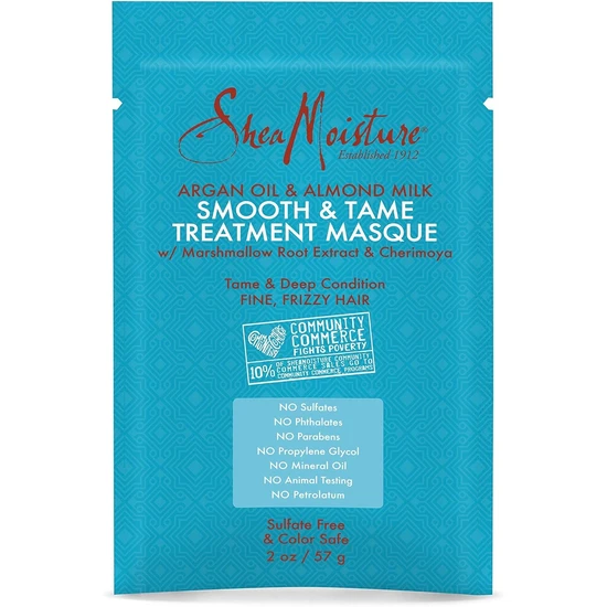 Shea Moisture Argan Oil & Almond Oil Smooth & Tame Treatment Masque 57g