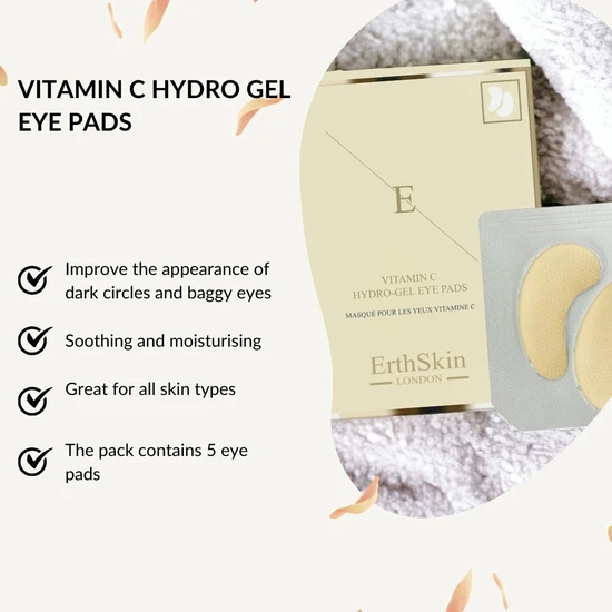 Erth Skin London Vitamin C Hydrogel Eye Pads x5