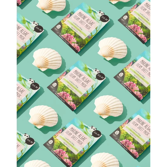 Oh k! Marine Algae & Sea Clay Cream Sheet Mask Pack of 5