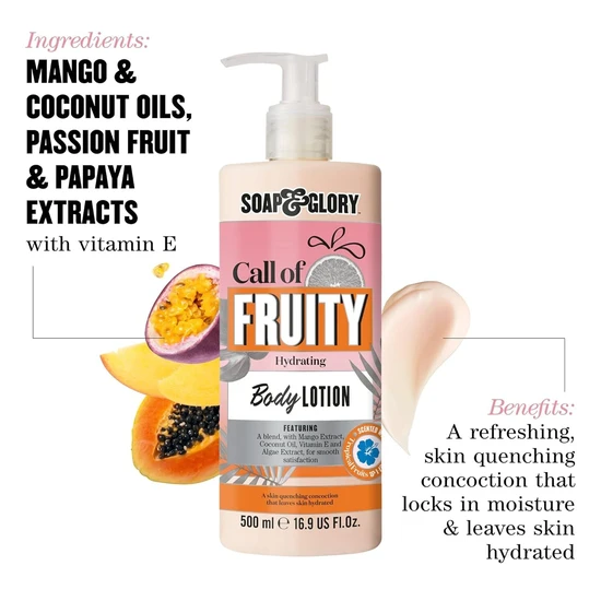Soap & Glory Call Of Fruity Hydrating Body Lotion 500ml