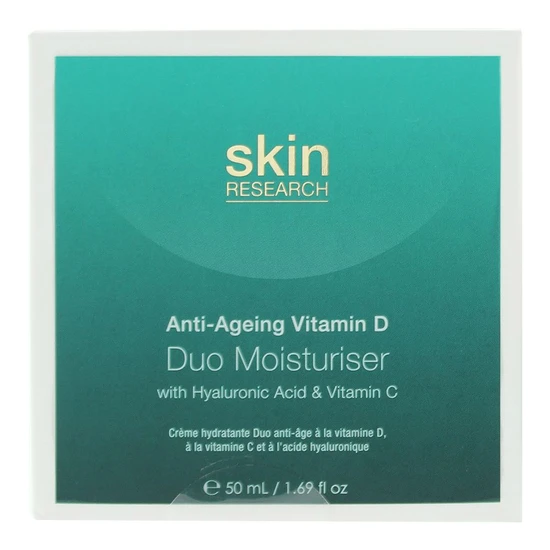 Skin Research Anti-Ageing Vitamin D With Hyaluronic Acid & Vitamin C Duo Moisturiser 50ml