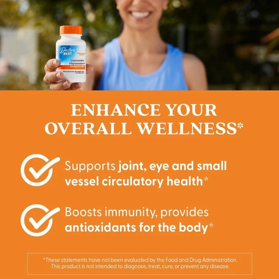 Doctor's Best Curcumin Phytosome With Meriva 500mg Vcaps 180