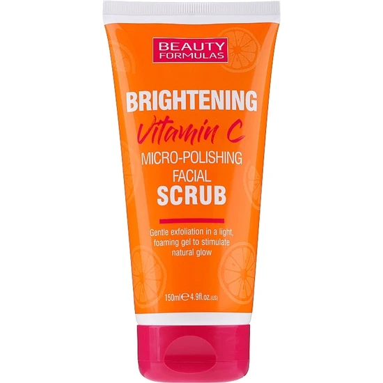 Beauty Formulas Brightening Micro Polishing Facial Scrub With Vitamin C 150ml