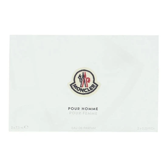 Moncler Pour Femme & Pour Homme Eau De Parfum Gift Set 7.5ml x 2