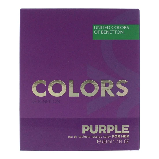 United Colors Of Benetton Purple Eau De Toilette 50ml