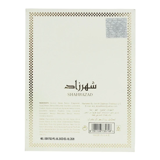 Ard Al Zaafaran Shahrazad Eau De Parfum 100ml