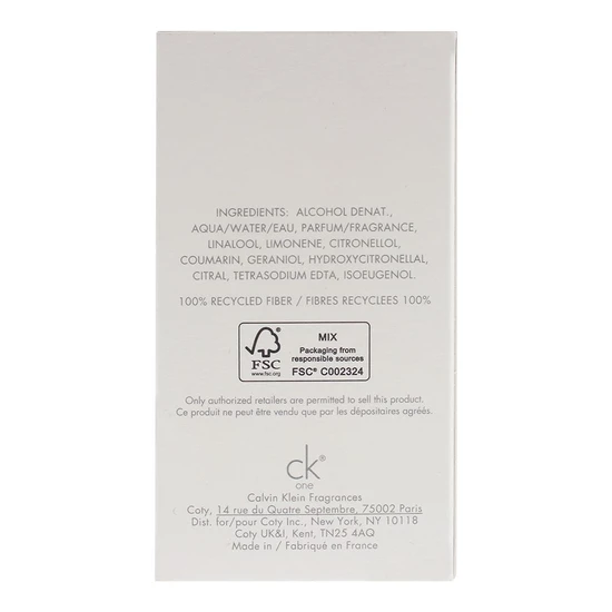 Calvin Klein CK One Eau De Toilette 50ml