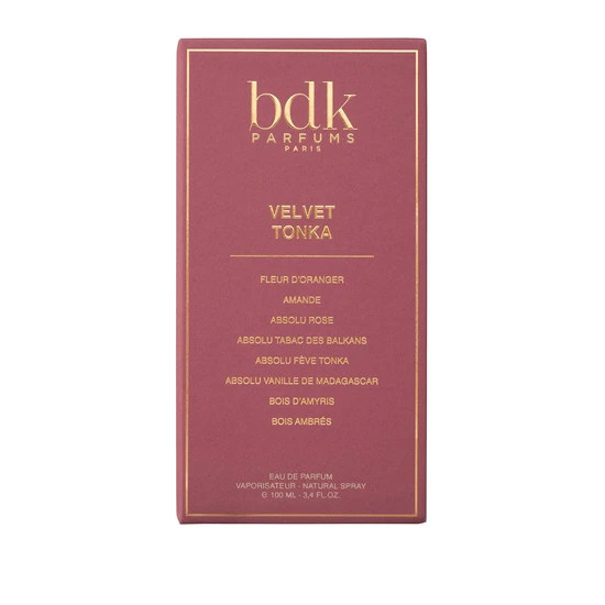 bdk Parfums Velvet Tonka Eau De Parfum 100ml