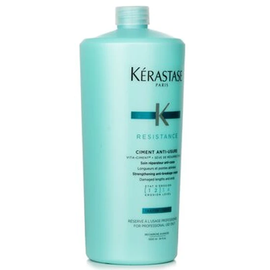 Kérastase Resistance Ciment Anti-Usure Strengthening Anti-Breakage Cream Rinse Out For Damaged Lengths & Ends 1000ml