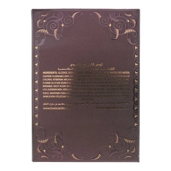 Louis Cardin Oud Cambodi Eau De Parfum 100ml
