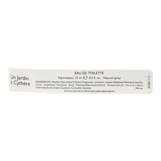 Hermès Un Jardin A Cythere Eau De Toilette 15ml