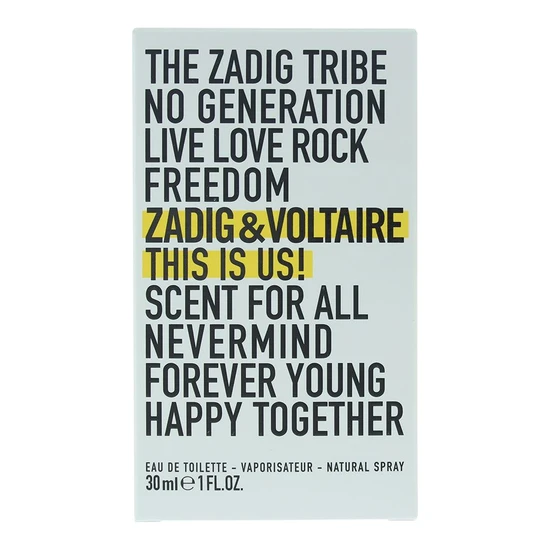 Zadig & Voltaire This Is Us Eau De Toilette 30ml