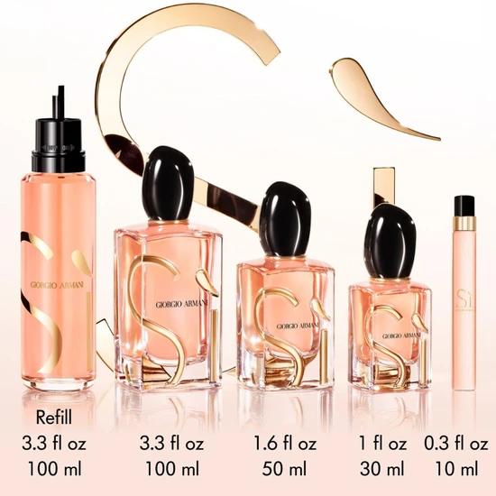 Giorgio Armani Si Eau De Parfum Intense 100ml - Refill