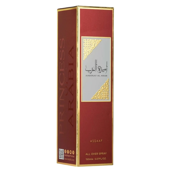 Asdaaf Ameerat Al Arab All Over Body Spray 150ml