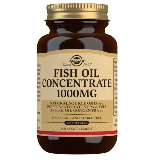 Solgar Fish Oil Concentrate 1000mg Softgels 120 Softgels