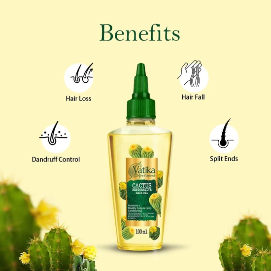 Dabur Afro Naturals Cactus Restorative Hair Oil 100ml