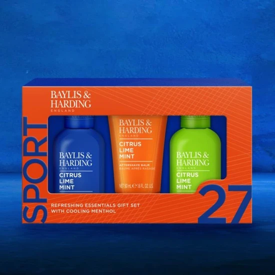 Baylis & Harding Citrus, Lime & Mint Men's Invigorating Shower Trio Gift Set