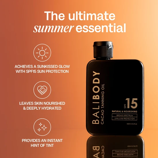 Bali Body Cacao Tanning Oil SPF 15 100ml