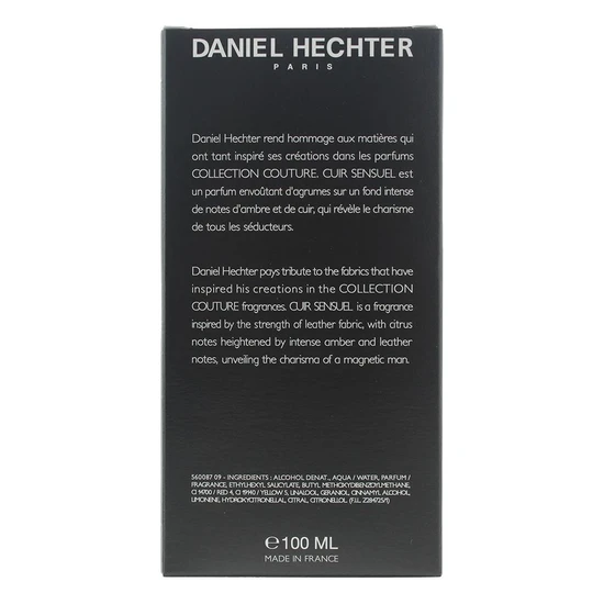 Daniel Hechter Cuir Sensuel Eau De Toilette 100ml