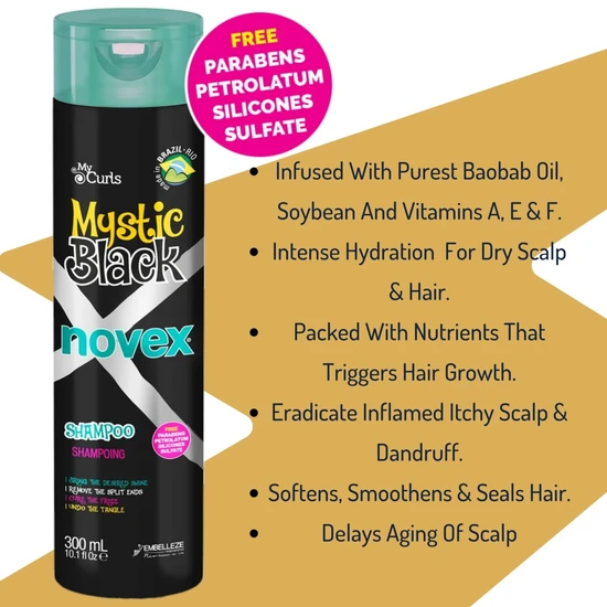 Novex My Curls Mystic Black Conditioner 300ml
