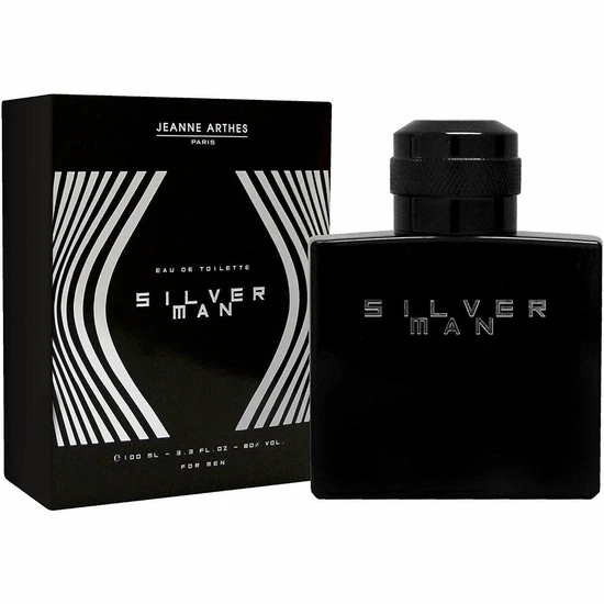Jeanne Arthes Silver Man Eau De Toilette 100ml