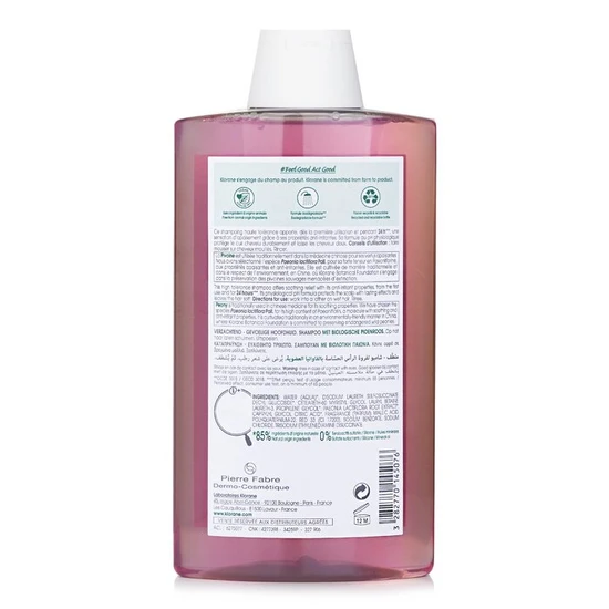 Klorane Shampoo Peony Extract Irritated Scalp 400ml