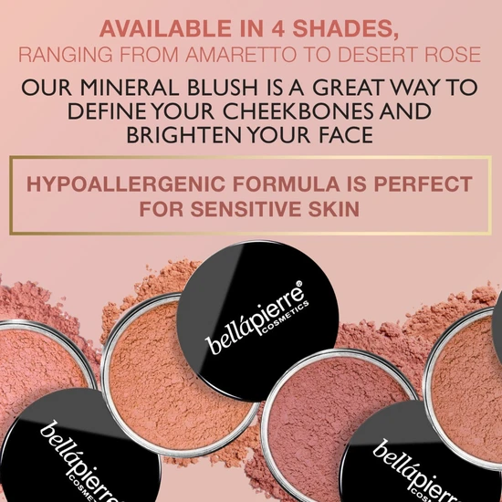 Bellápierre Cosmetics Compact Mineral Blush Suede