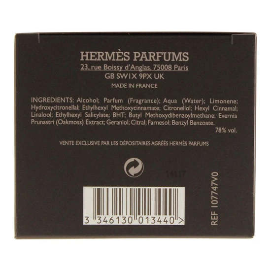 Hermès Terre D'hermes Eau De Toilette 30ml + 125ml Refill