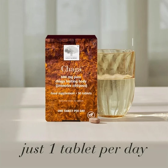 New Nordic Pure Chaga Tablets 30 Tablets