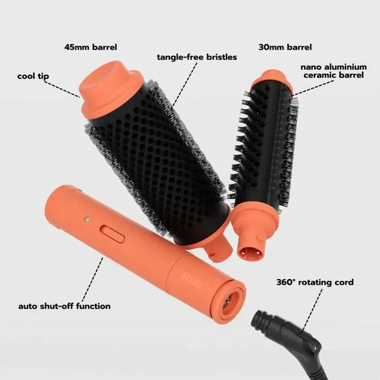 Answr Volumewave Heated Brush