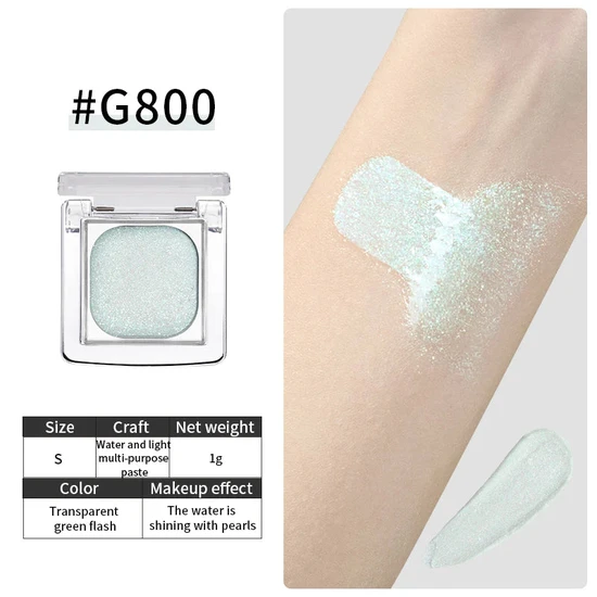 Glisten Cosmetics G800 Translucent Green Refillable Multipurpose Cream Cheeryep