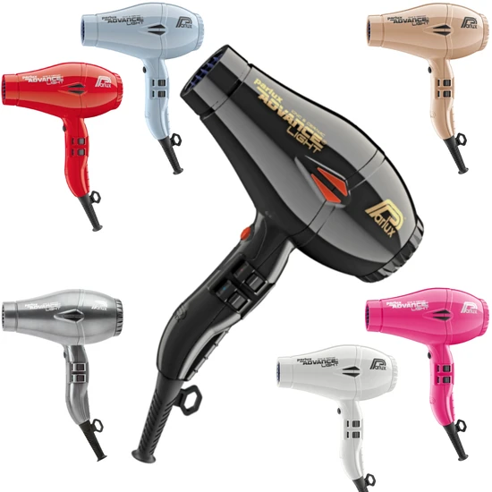 Parlux Advance Light Ionic & Ceramic Hair Dryer 2200w Black