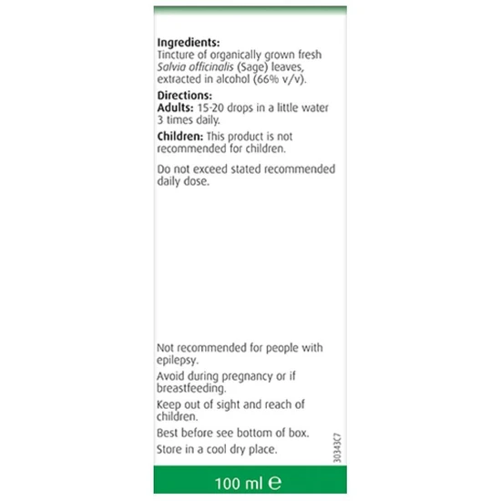 A.Vogel Menosan Sage Tincture 50ml