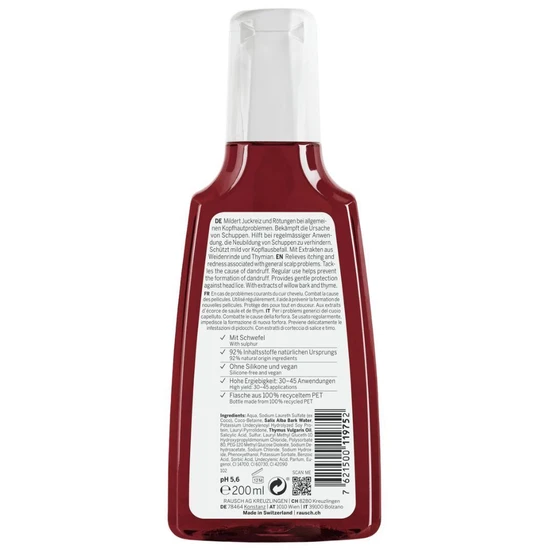 Rausch Willow Bark Treatment Shampoo For Problematic Scalp & Hair 200ml
