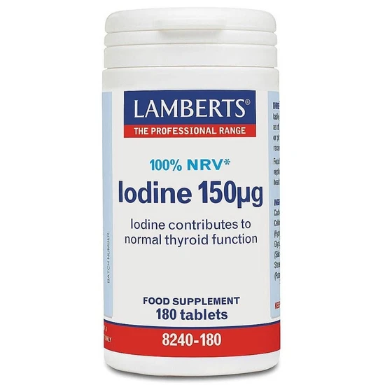 Lamberts Iodine 150ug Tablets 180 Tablets